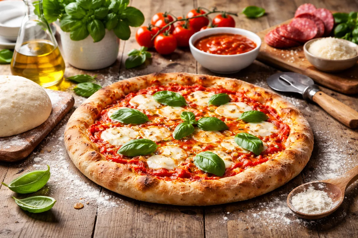 Comment réaliser une pizza maison avec une pâte à pizza traditionnelle