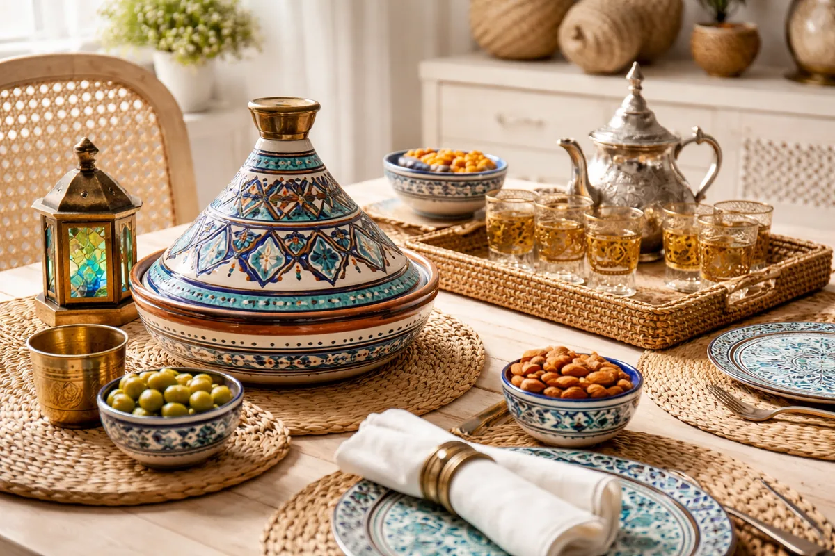 Comment choisir des accessoires de décoration en artisanat marocain pour votre table