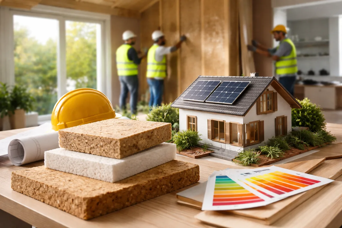 Comment choisir les bons matériaux pour optimiser la rénovation énergétique d'une maison