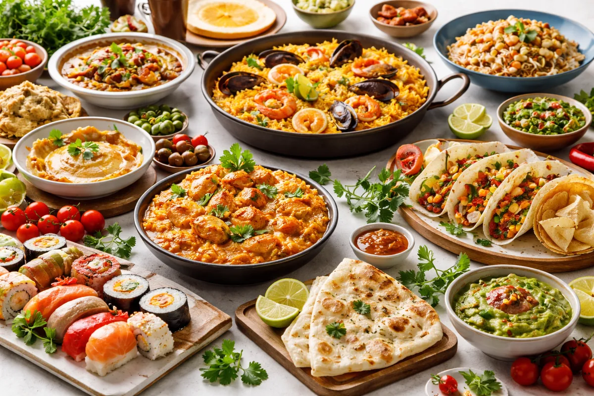 Comment organiser un repas thématique autour de la cuisine du monde