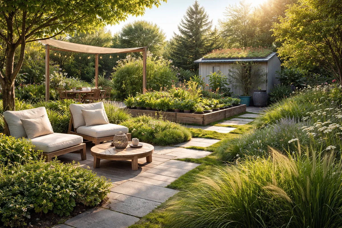 Comment aménager un jardin en utilisant des principes de confort durable