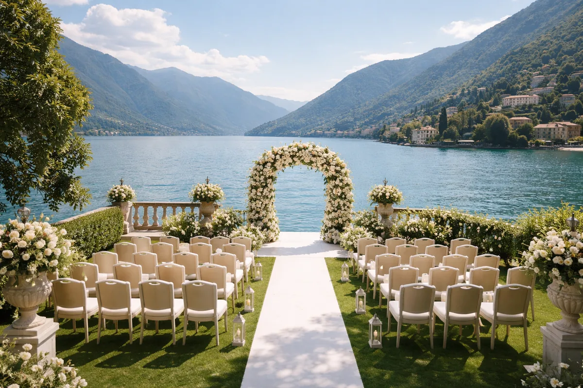 Quel budget prévoir pour un mariage sur mesure au lac de Côme